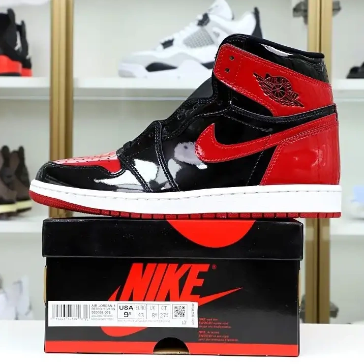 PATENT JORDAN AIR 1 HIGH OG Kimikick BRED 0801